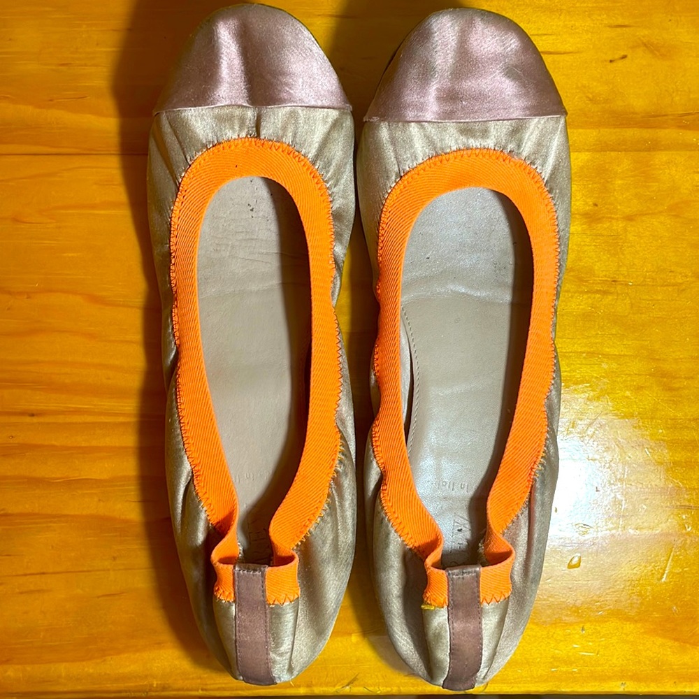 JCrew Satin Ballet Flats